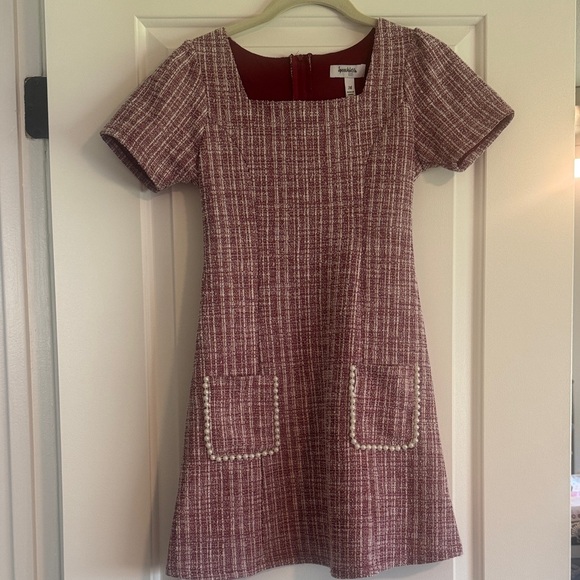 Girl’s Tweed Mini Dress - Picture 1 of 6
